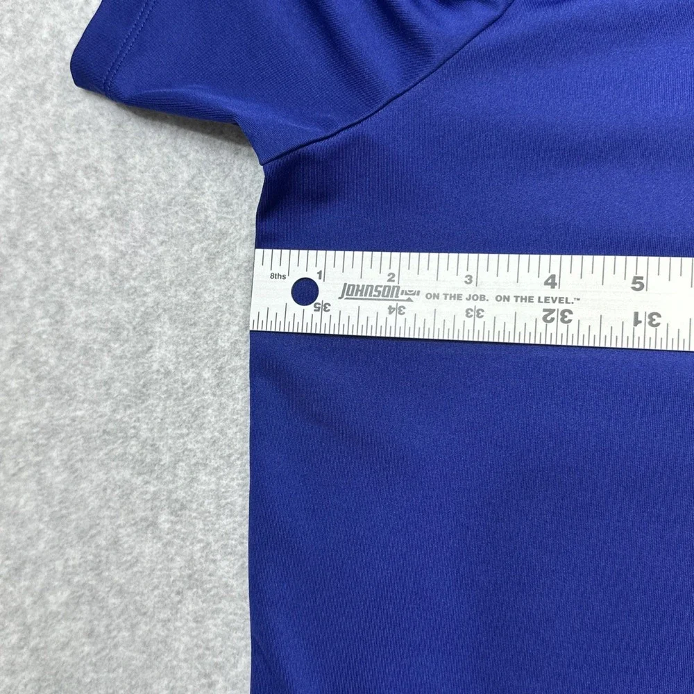 Ralph Lauren Performance Polo Shirt Large Blue Golf Stretch Wicking Casual